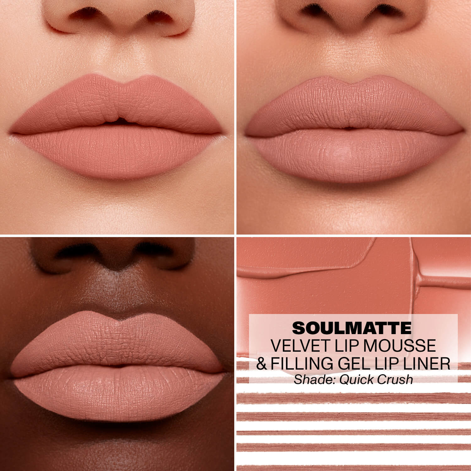 SOULMATTE VELVET PLUSH MATTE LIP MOUSSE (MOUSSE PARA LABIOS CON ACABADO ATERCIOPELADO)